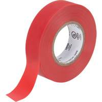 Electrical Tape, 19 mm (3/4") x 18 M (60'), Red, 7 mils XH383 | Duraquip Inc