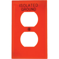 Plaque murale pour prise double Duraquip Inc