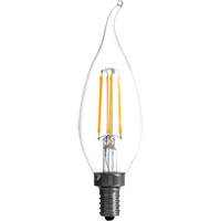 LED Bulb, B10, 5 W, 500 Lumens, Candelabra Base XH863 | Duraquip Inc