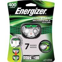 Vision Ultra Headlight, LED, 400 Lumens, 4 Hrs. Run Time, Rechargeable Batteries Duraquip Inc