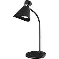 Lampe de bureau, 6 W, DEL, Col 16", Noir XI492 | Duraquip Inc