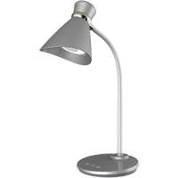 Lampe de bureau, 6 W, DEL, Col 16", Argent XI493 | Duraquip Inc