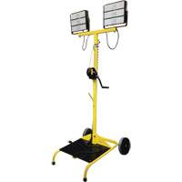 Beacon978 Light Cart with Winch, LED, 150 W, 22500 Lumens, Aluminum Housing XJ039 | Duraquip Inc