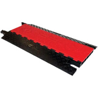 Cable Protector, 5 Channels, 36" L x 19.8" W x 2" H Duraquip Inc