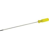 Electrician's Slotted Screwdriver, 3/16" Tip, Round, 15-1/2" L, Plastic Handle Duraquip Inc