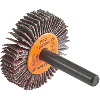 Coolcut™ Flap Wheel, Aluminum Oxide, 60 Grit, 1-1/2" x 3/8" x 1/4" YC398 | Duraquip Inc