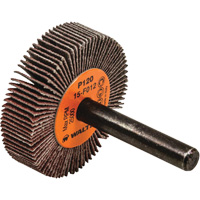 Coolcut™ Flap Wheel, Aluminum Oxide, 120 Grit, 1-1/2" x 3/8" x 1/4" YC402 | Duraquip Inc