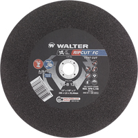 Ripcut™ Stainless Steel & Steel Cut-Off Wheel for Stationary Saws, 12" x 1/8", 1" Arbor, Type 1, Aluminum Oxide, 5100 RPM YC431 | Duraquip Inc
