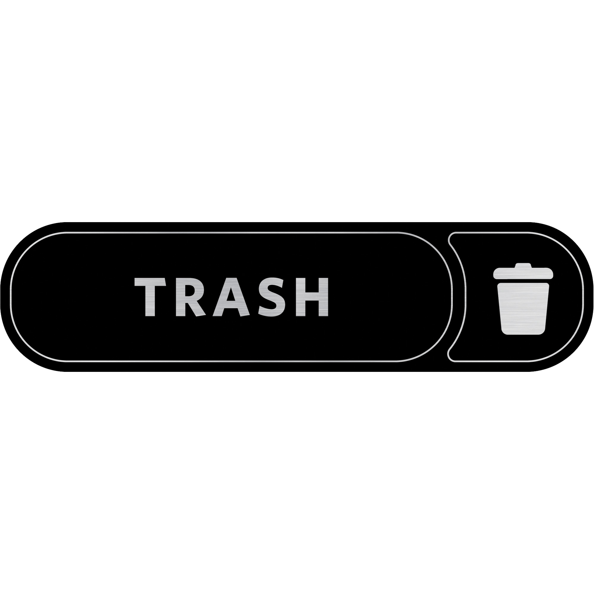 Rubbermaid étiquette Trash pour bac de recyclage Duraquip Inc